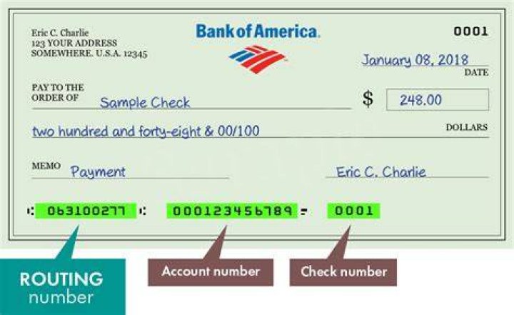 What Bank routing number is 063100277?