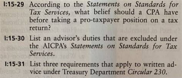 What belief should a CPA have before taking a pro taxpayer position on a tax return?