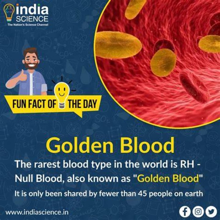 What blood type is gold?