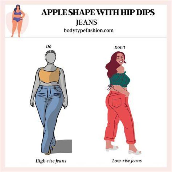 What body type has hip dips?