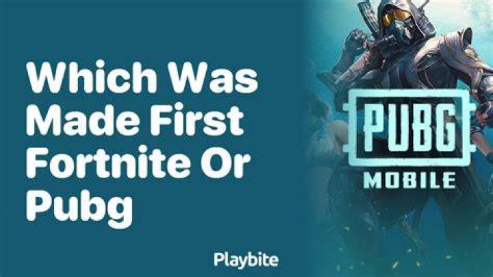 What came first PUBG or fortnite?