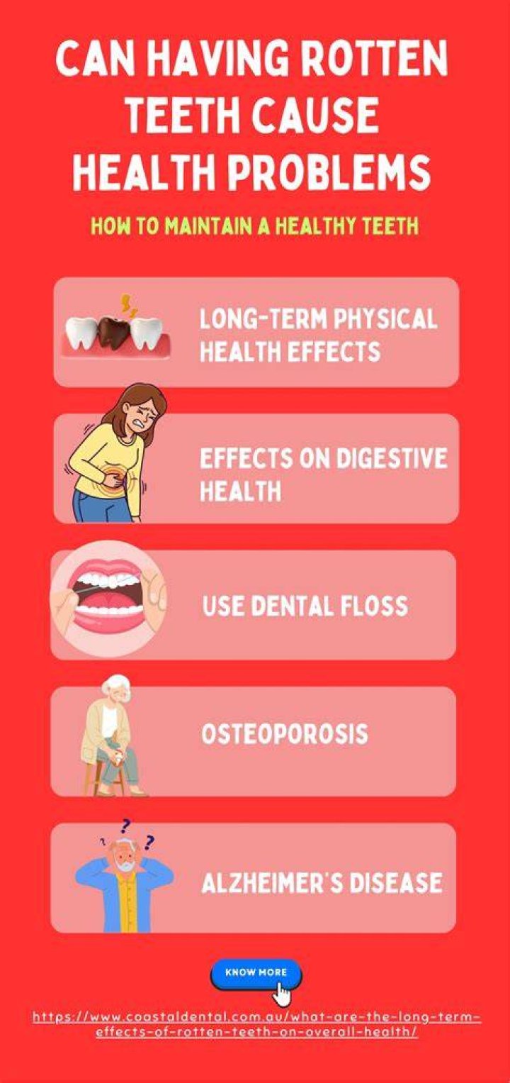 What can cause rotten teeth?