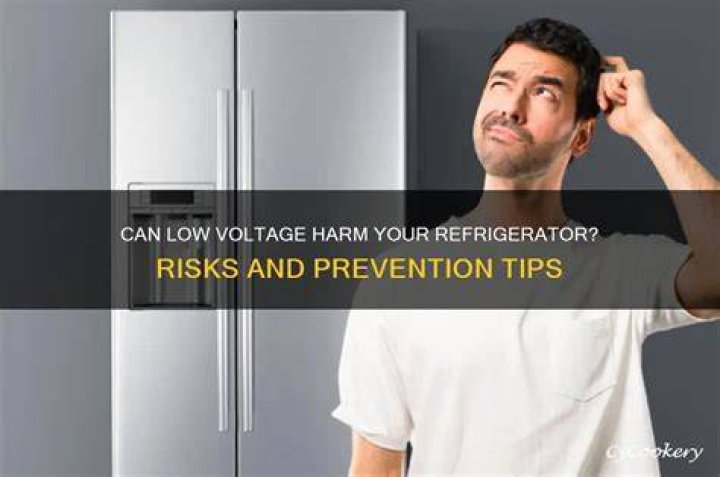 What can damage a refrigerator?