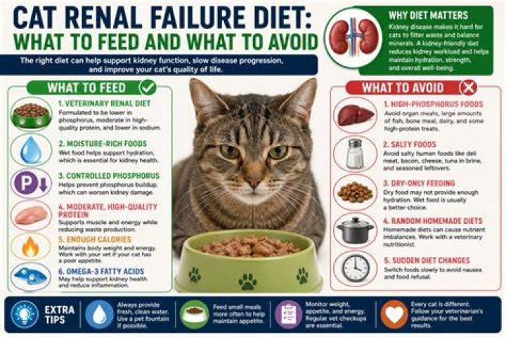 What can I feed my cat with renal failure?