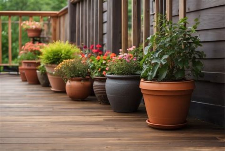 What can I put on top of potted plants?