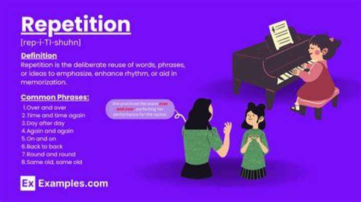 What can repetition emphasize?