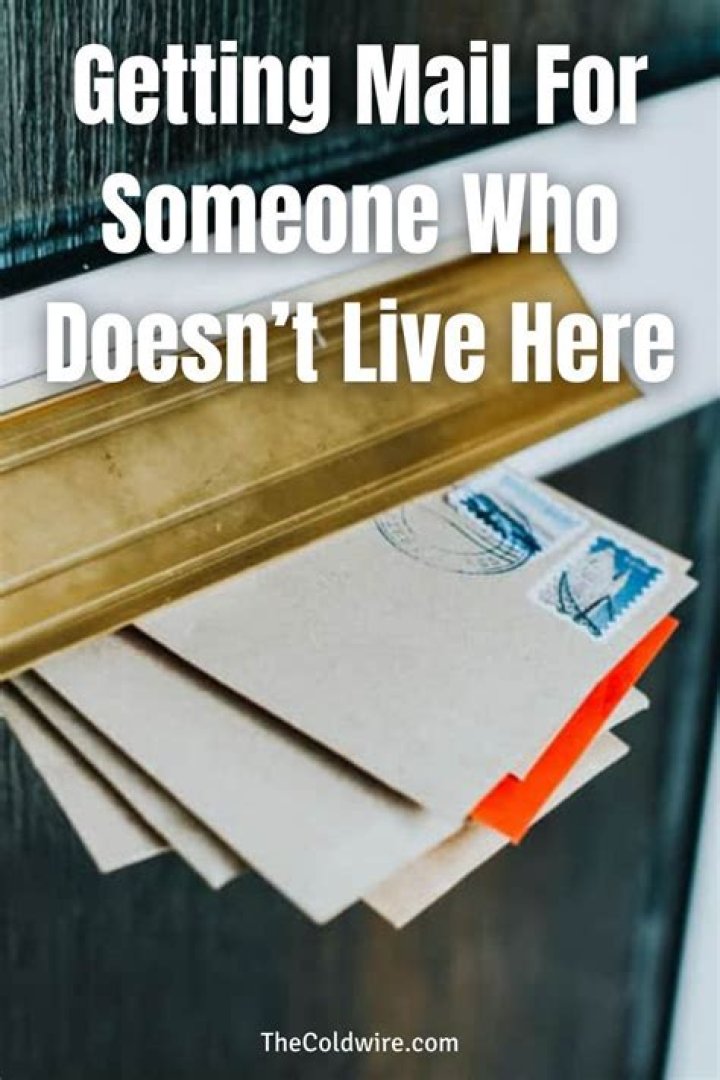 What can you do if someone is taking your mail?