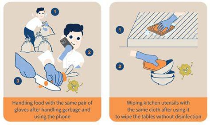 What can you do to keep cleaning tools from contaminating surfaces?