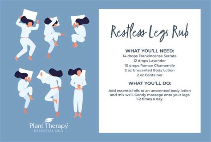 What can you rub on your legs for restless legs?
