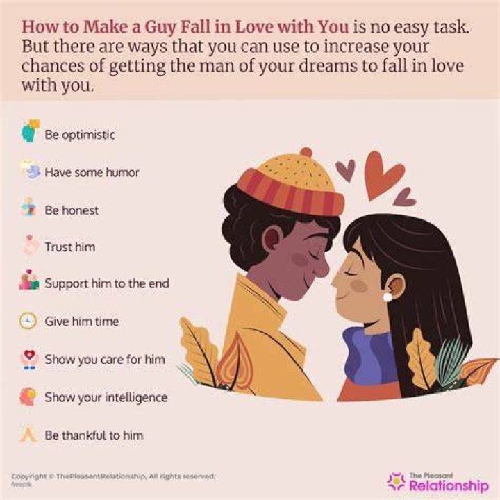What can you say to a guy to make him fall in love?