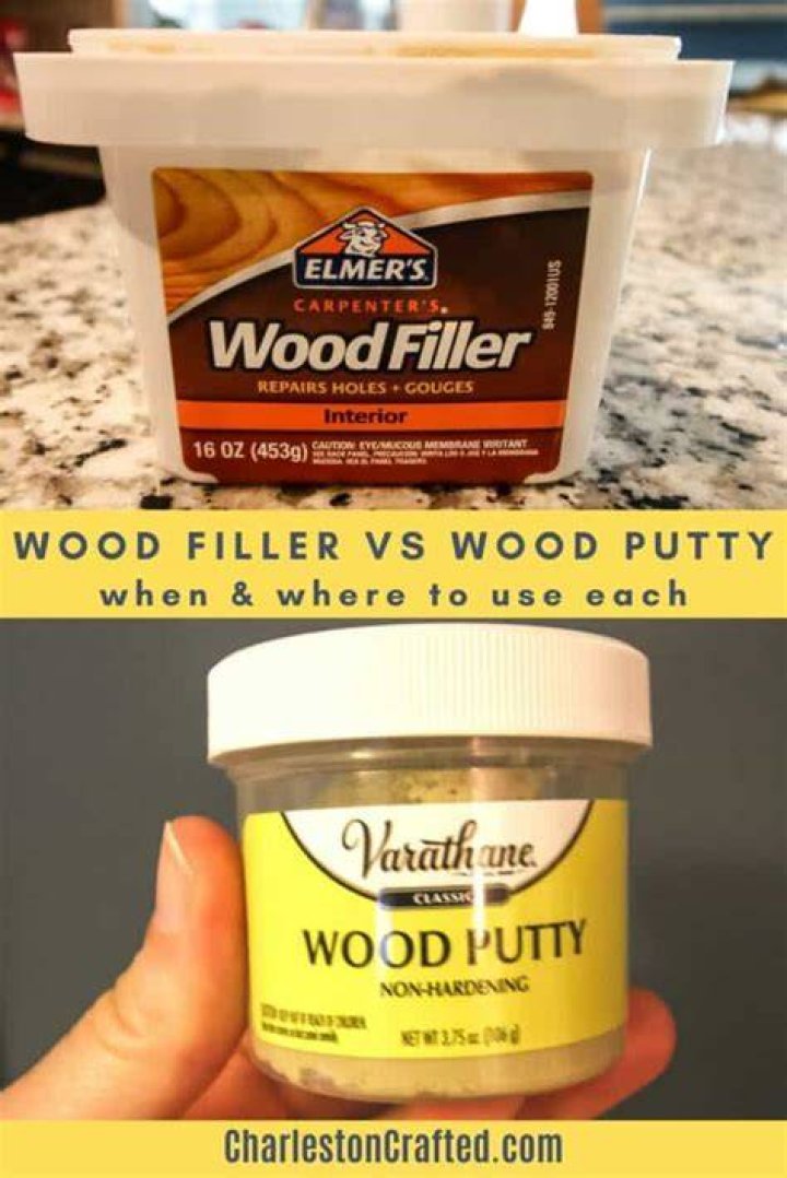 What can you use besides wood putty?
