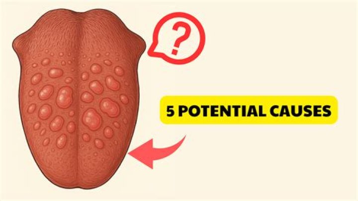 What causes enlarged taste buds on back of tongue?