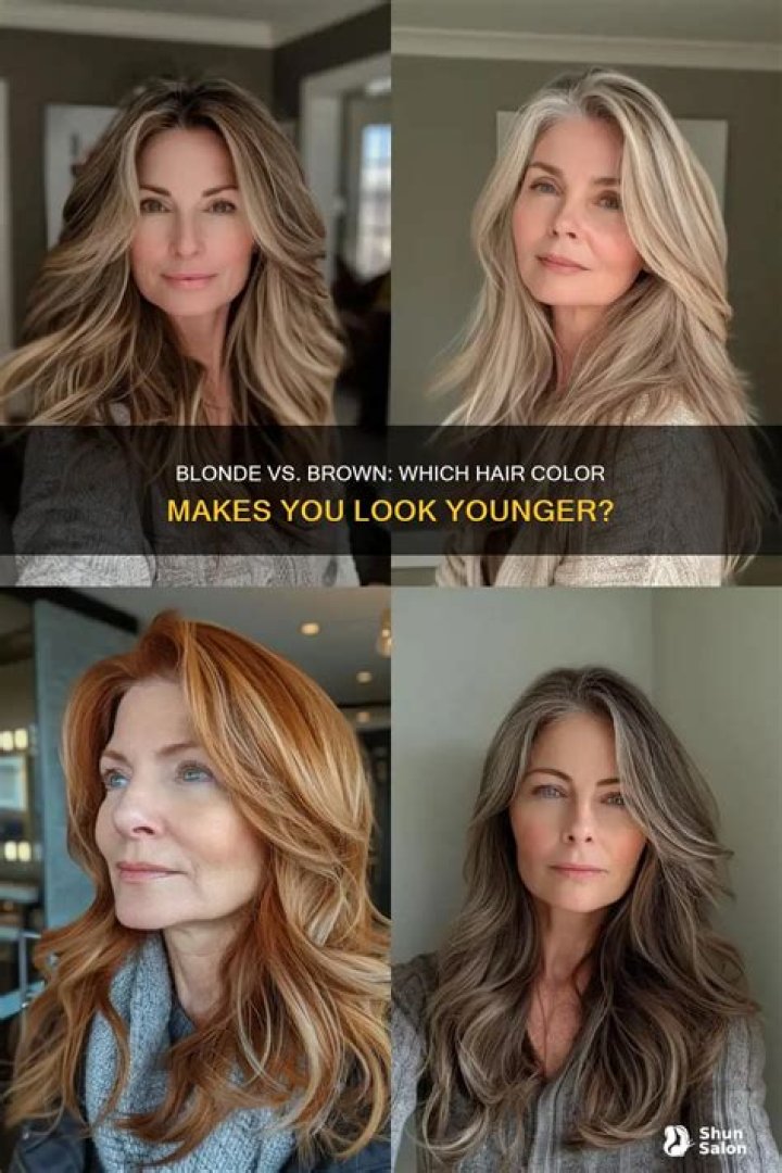 What color hair makes you look older?