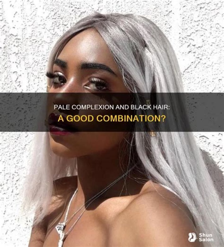 What color should a pale person dye their hair?