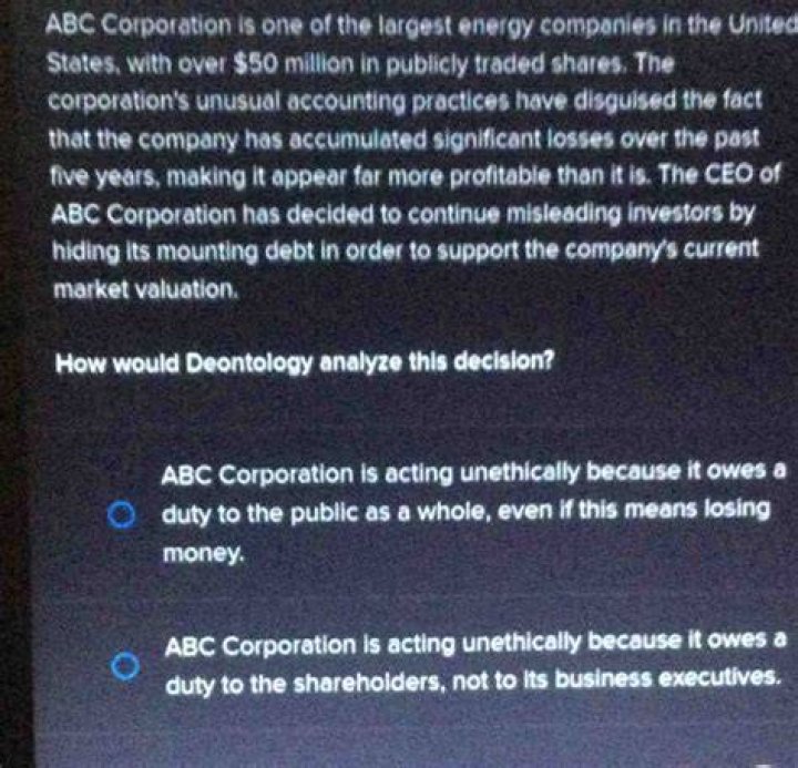 What companies have acted unethically?