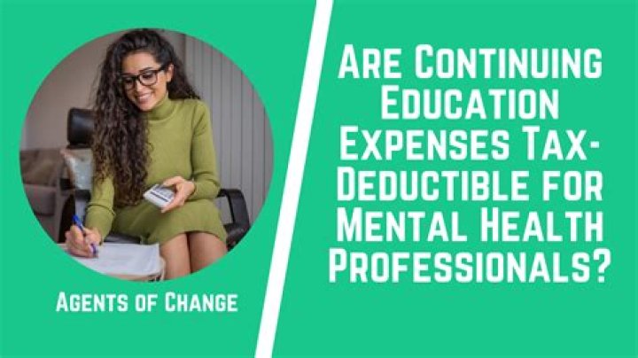 What continuing education expenses are deductible?