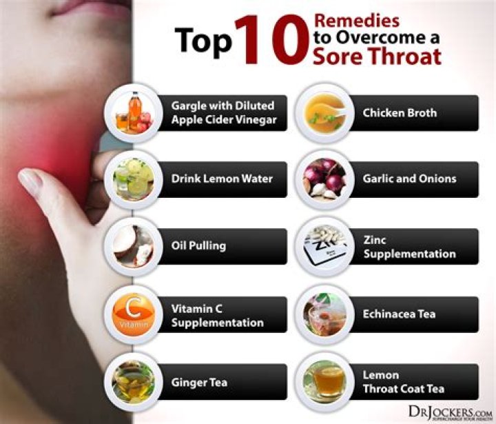 What cures a sore throat instantly?