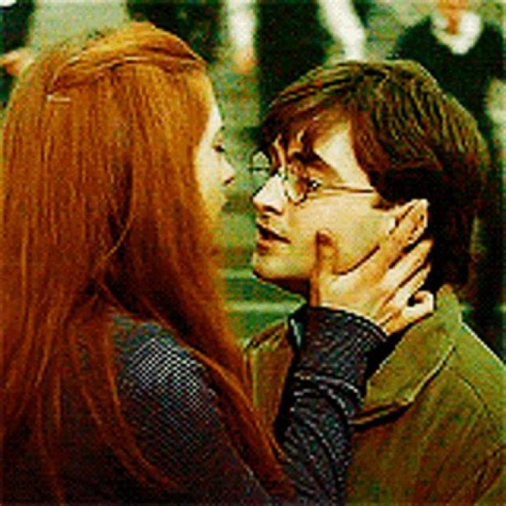 What did Ginny say after kissing Harry?