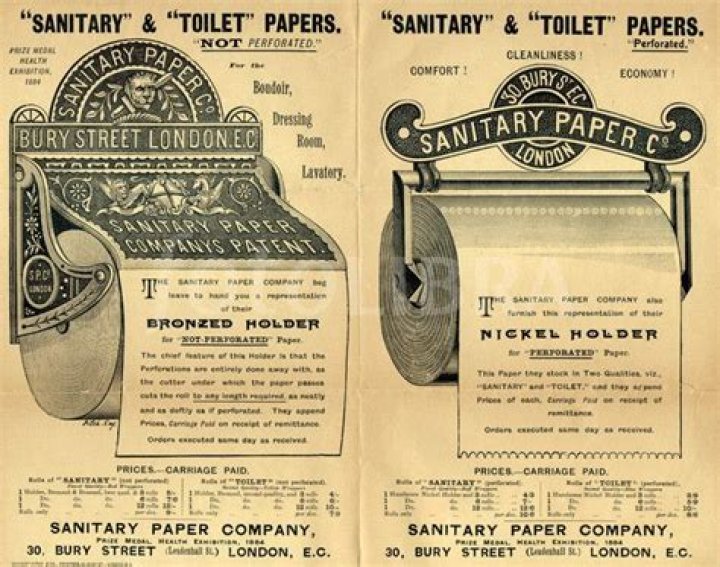 What did the Victorians use for toilet paper?