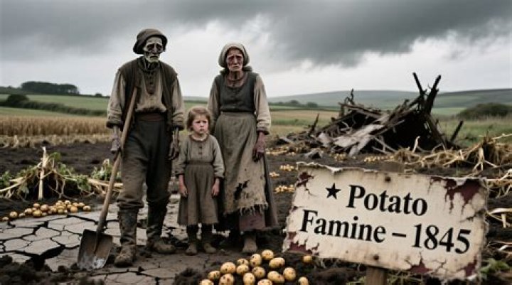 What did they eat in Ireland before potatoes?