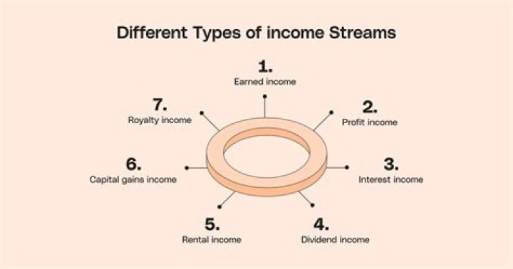 What different sources of income are there for an individual?
