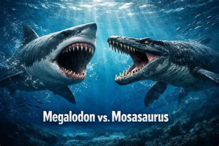 What dinosaur is bigger than a megalodon?
