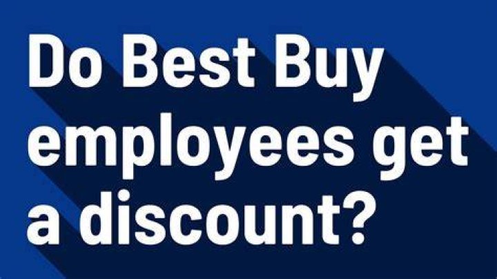 What discount do Best Buy employees get?