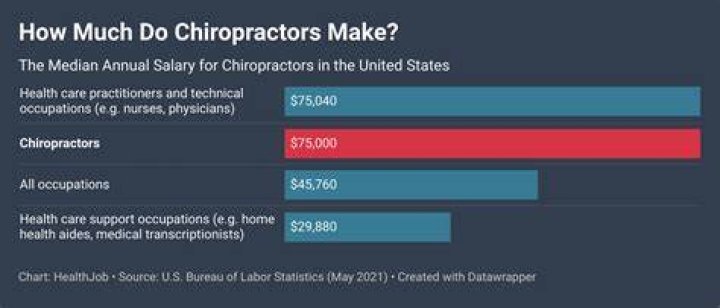 What do chiropractors earn in UK?