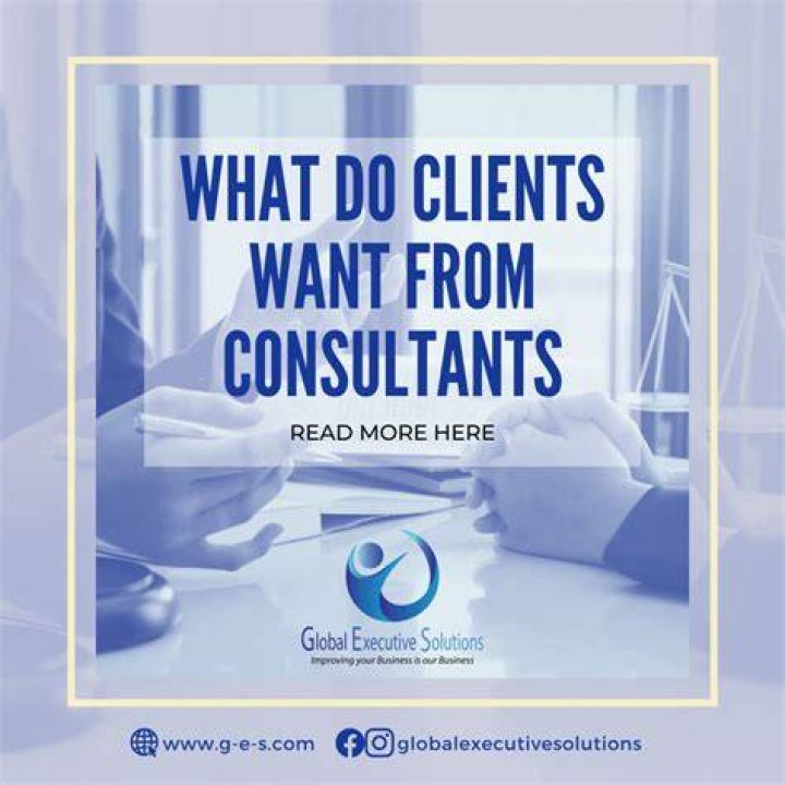 What do companies want from consultants?