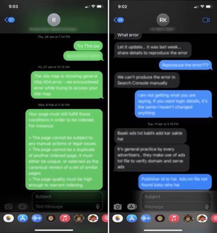 What do green messages mean on Samsung?