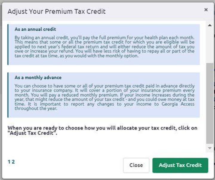 What do I do if I receive a letter from the premium tax credit?