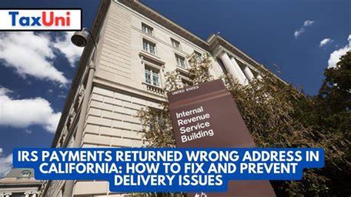 What do I do if the IRS has my wrong address?