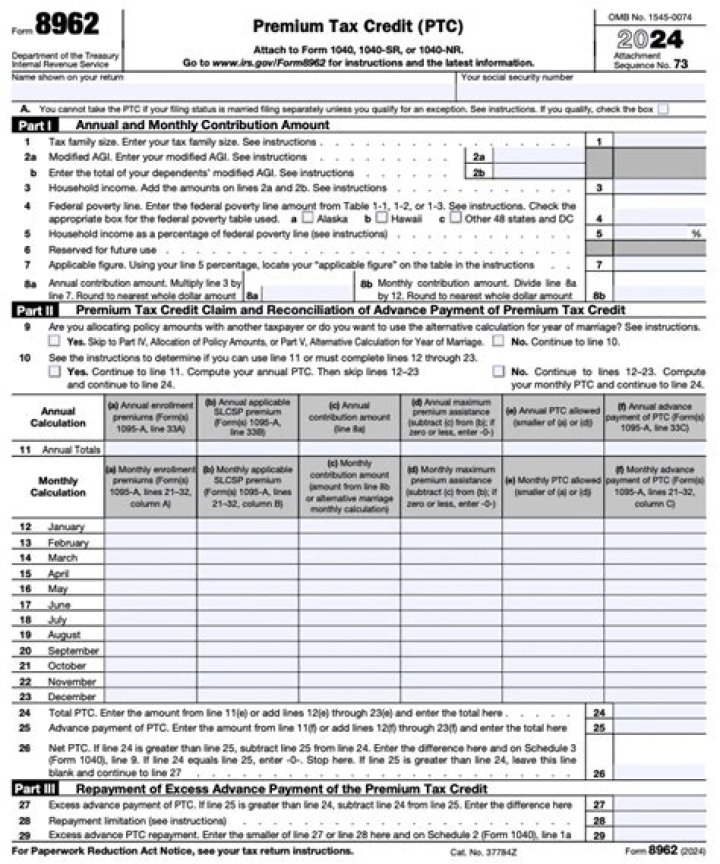 What do I need to know about Form 8962?