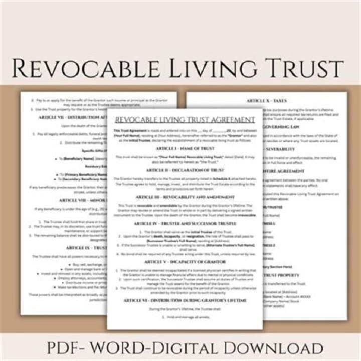 What do I need to know about revocable living trust?