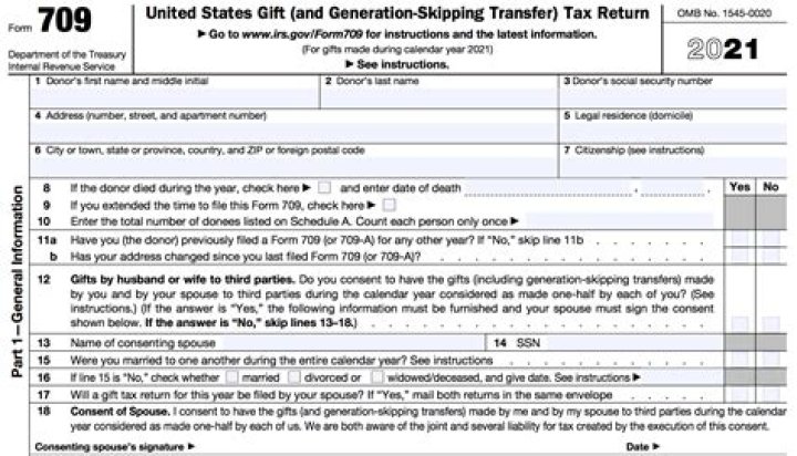 What do I need to report on Form 709?