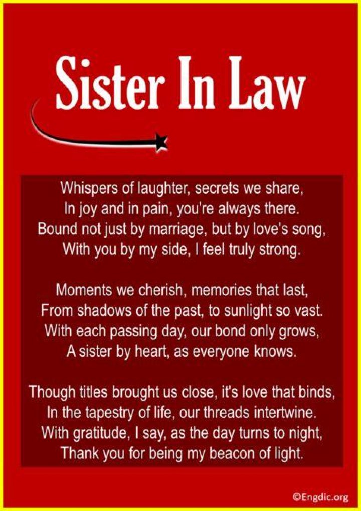 What do I say to my sister in law who lost her mother?