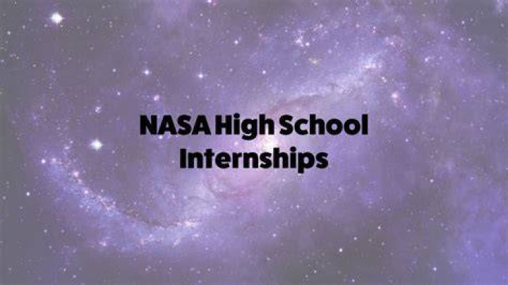 What do NASA high school interns do?