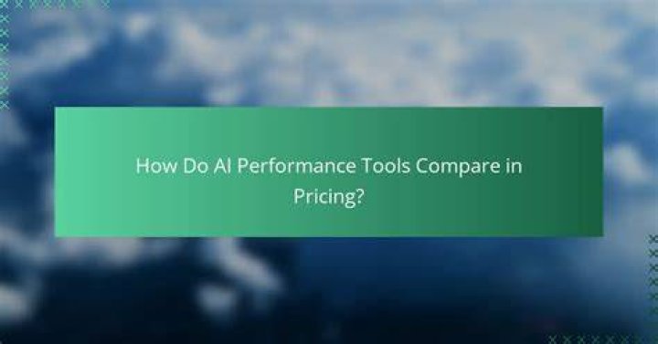 What do performance reports compare?
