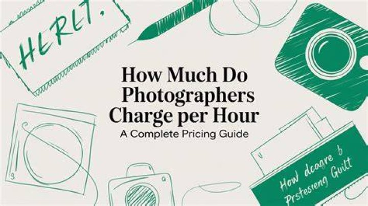 What do photographers charge hourly?