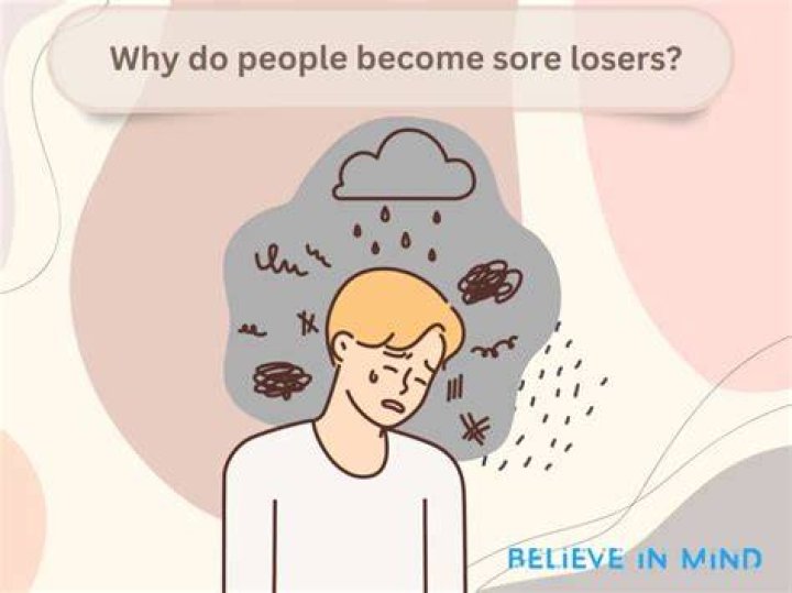 What do sore losers do?