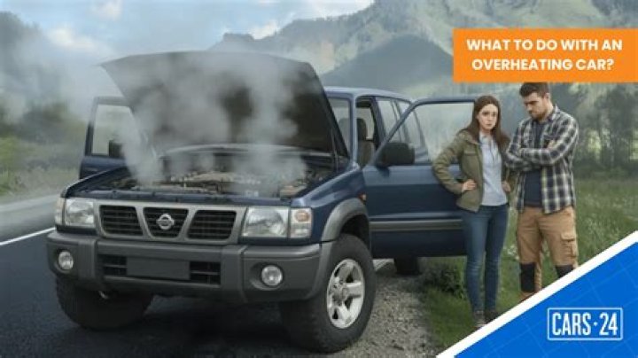What do u do when ur car overheats?