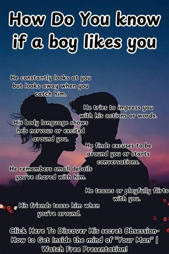 What do u say when a boy likes u?