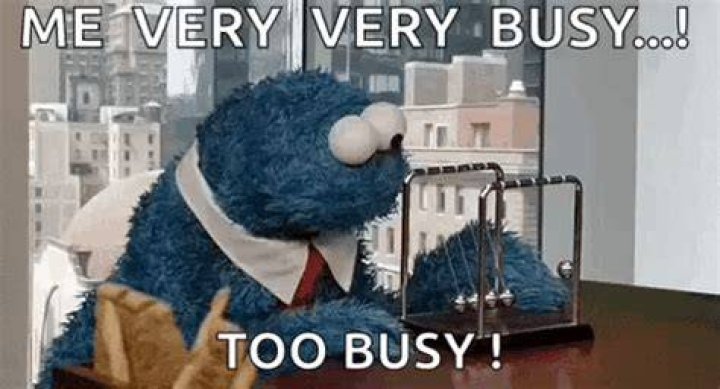What do we call a very busy person?