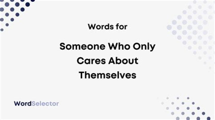 What do you call someone who always talks about themselves?