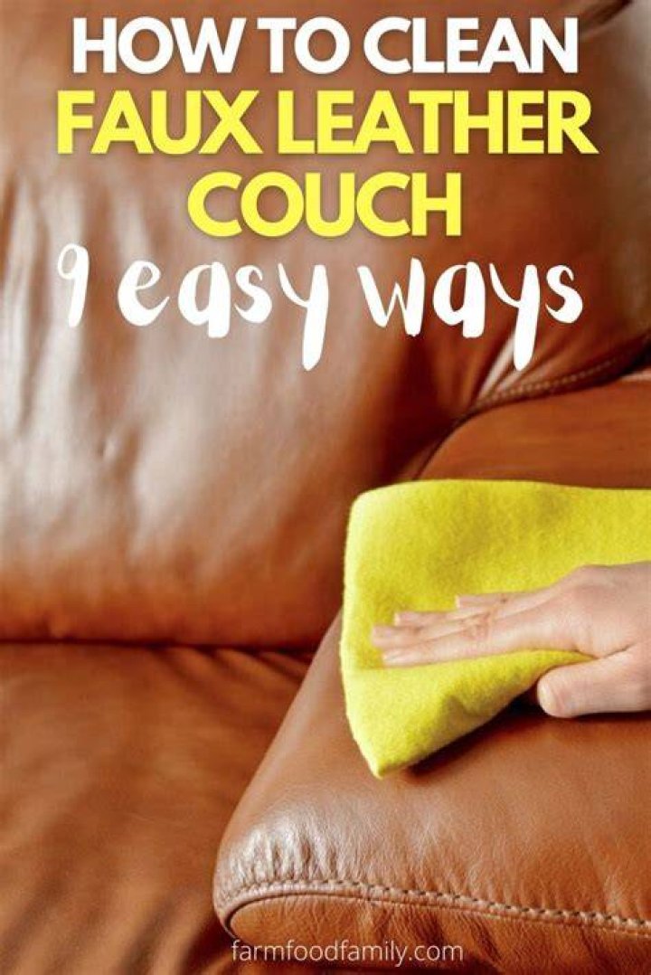 What do you clean leather couches with?