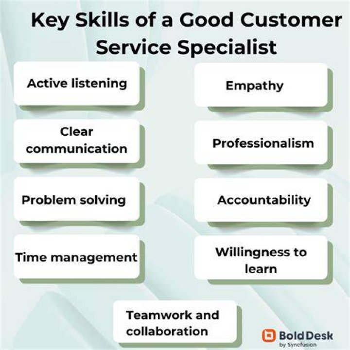 What do you do in a customer service job?