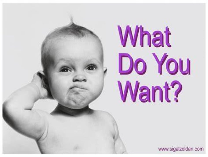 What do you do when you want a baby?