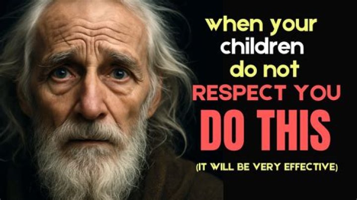 What do you do when your kids don't respect you?