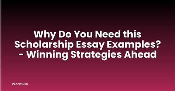 What do you gain from scholarship?