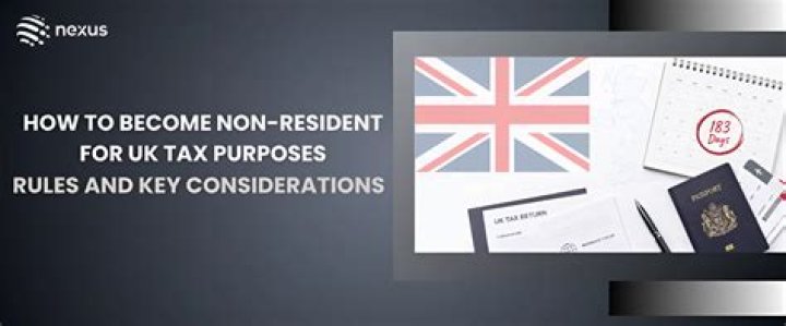What do you have to do to be tax resident in UK?